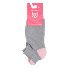 Шкарпетки жіночі MovementStandard №MS M0104S 16 36-40 сірий-рожевий Шкарпетки жіночі MovementStandard №MS M0104S 16 36-40 сірий-рожевий