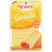 Сир 48% твердий скибками Gouda President м/у 150г