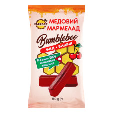 Мармелад медовий Мед-вишня Bumblebee Marbee м/у 50г