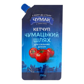 Кетчуп пастеризований Чумацький шлях Чумак д/п 250г