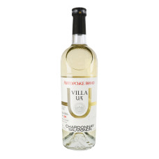 Вино 750мл 9.5-14% біле сухе Chardonnay Sauvignon Villa UA пл