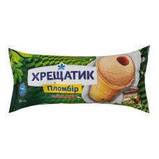 Морозиво пломбір зі смаком лісового горіха у вафельному стаканчику Київський Хрещатик м/у 90г