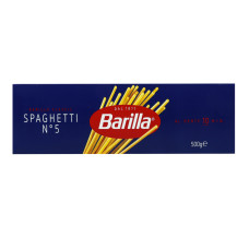 Вироби макаронні з твердих сортів пшениці Spaghetti №5 Barilla к/у 500г