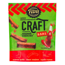 Грінки житньо-пшеничні Міцний табаско Craft Bars Flint д/п 80г