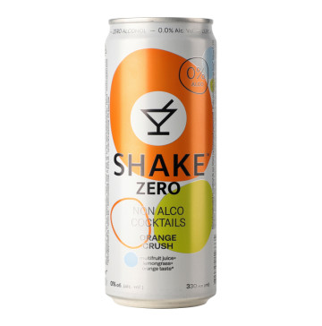Напій безалкогольний соковмісний сильногазований пастеризований Orange Crush Zero Shake з/б 330мл