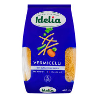 Вироби макаронні група А клас екстра Вермішель Idelia м/у 400г