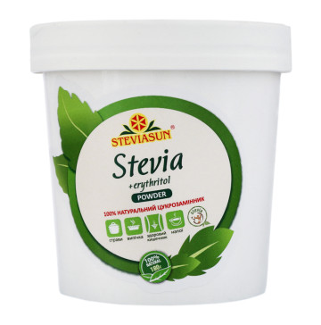 Цукрозамінник натуральний Powder Stevia Steviasun п/у 180г