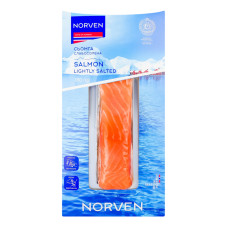 Сьомга філе-шматок Norven сл/с з/ш 1с в/у 180г