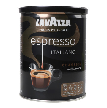 Кава натуральна смажена мелена Espresso Lavazza з/б 250г