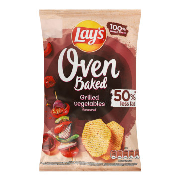 Чипси картопляні запечені Grilled vegetables Oven Baked Lay's м/у 110г