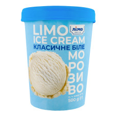 Морозиво 12% класичне біле Лімо відро 500г