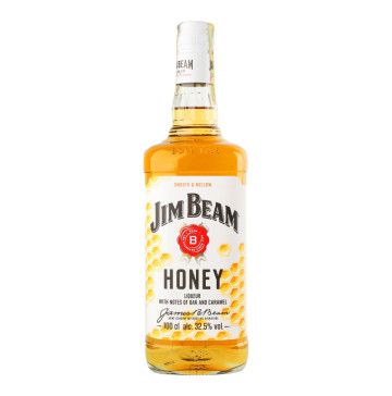 Лікер 1л 32.5% міцний Honey Jim Beam пл