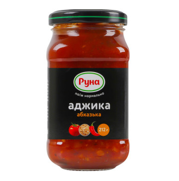 Аджика стерилізована Абхазька Руна с/б 212г