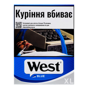 Сигарети з фільтром West Blue XL 25шт