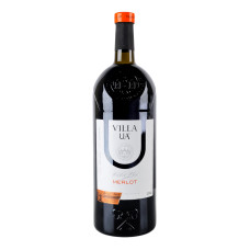 Вино 1.5л 9.5-14% червоне сухе Merlot Villa UA пл