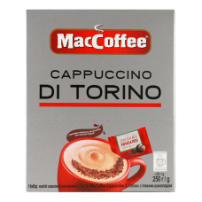 Напій кавовий розчинний з темним шоколадом 3в1 Cappuccino Di Torino MacCoffee к/у 10х25г Напій кавовий розчинний з темним шоколадом 3в1 Cappuccino Di Torino MacCoffee к/у 10х25г