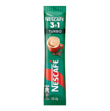 Напій кавовий розчинний 3в1 Turbo Nescafe м/у 12г