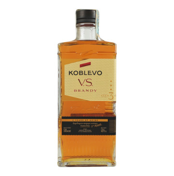 Бренді 500мл 40% 3 зірки VS Koblevo пл