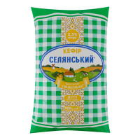 Кефір 2.5% Селянський м/у 900г