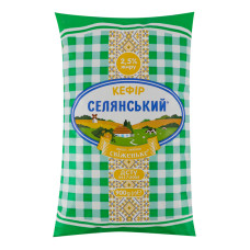 Кефір 2.5% Селянський м/у 900г