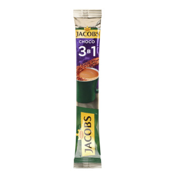 Напій кавовий розчинний 3в1 Choco Jacobs м/у 15г