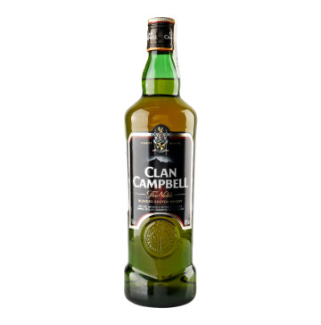 Віскі 700мл 40% шотландське The Noble Clan Campbell пл