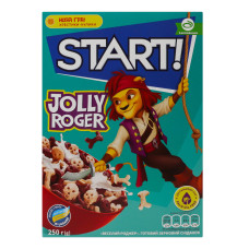 Сніданки сухі зернові Jolly roger Start! к/у 250г