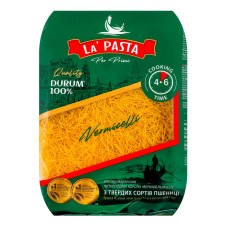 Вироби макаронні з твердих сортів пшениці Вермішель №657 La Pasta Per Primi м/у 400г