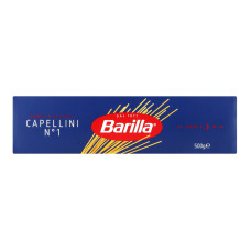 Вироби макаронні з твердих сортів пшениці Capellini №1 Barilla к/у 500г