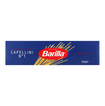 Вироби макаронні з твердих сортів пшениці Capellini №1 Barilla к/у 500г