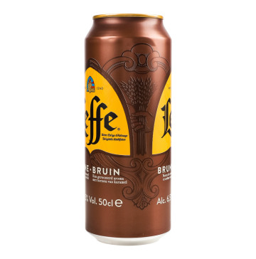 Пиво 0.5л 6.5% темное пастеризованное Bruin Leffe ж/б