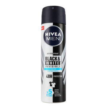 Антиперспірант Fresh Black&White Invisible Nivea Men 150мл