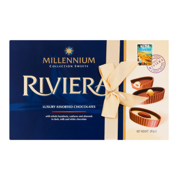 Цукерки шоколадні асорті Riviera Millennium к/у 250г