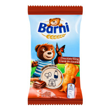 Тістечко бісквітне з шоколадною начинкою Barni м/у 30г