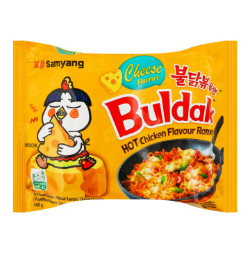 Локшина швидкого приготування з куркою та сиром Cheese hot Buldak м/у 140г
