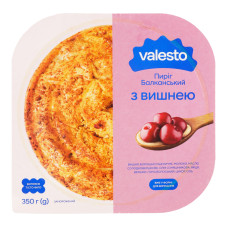 Пиріг заморожений з витяжного тіста філо з вишнею та заварним кремом Балканський Valesto лоток 350г