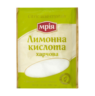 Кислота лимонна харчова Мрія м/у 100г