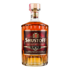 Коньяк 0.5л 40% 5 зірок Shustoff пл