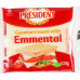 Сир плавлений 40% для тостів Emmental President м/у 6х20г