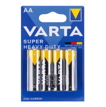 Батарейка AA 1.5V R6P №2006 Super Heavy Duty Varta 4шт