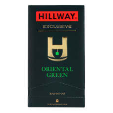 Чай зелений байховий китайський Oriental Green Exclusive Hillway к/у 25х2г