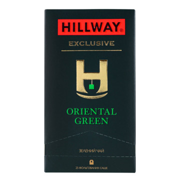 Чай зелений байховий китайський Oriental Green Exclusive Hillway к/у 25х2г