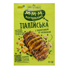 Приправа натуральна до картоплі та овочів з пармезаном та часником Італійська Pripravka д/п 25г Приправа натуральна до картоплі та овочів з пармезаном та часником Італійська Pripravka д/п 25г