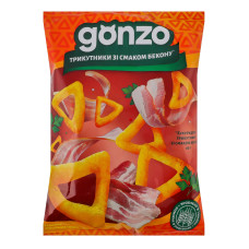 Трикутники кукурудзяні зі смаком бекону Gonzo м/у 40г