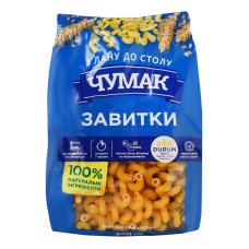 Вироби макаронні Завитки Чумак м/у 400г