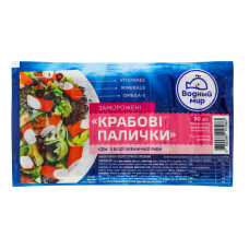 Палички крабові заморожені Океанічні Водний світ в/у 90г