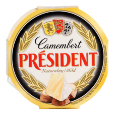 Сир 60% м'який Камамбер President к/у 120г Сир 60% м'який Камамбер President к/у 120г