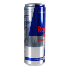 Напиток энергетический безалкогольный сильногазированный с таурином Energy drink Red Bull ж/б 473мл
