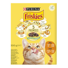 Корм сухий для котів З куркою та овочами Friskies к/у 300г