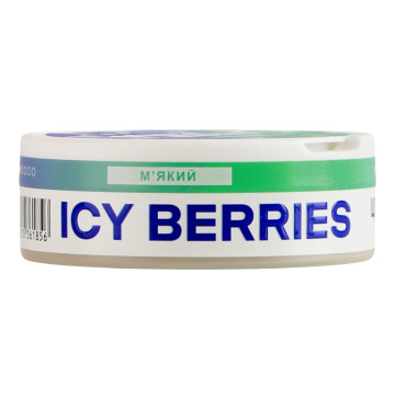 Подуш нікотин VELO Icy Berries м'який